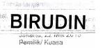 Trademark BIRUDIN