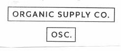 Trademark ORGANIC SUPPLY CO. OSC.