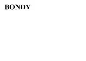 Trademark BONDY