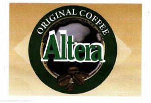 Trademark ALTERA ORIGINAL COFFEE + Lukisan