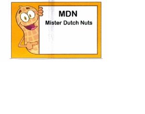 Trademark MDN Mister Dutch Nuts + Lukisan