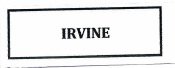 Trademark IRVINE