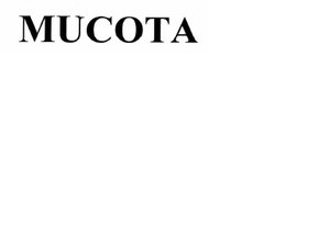 Trademark MUCOTA