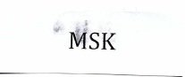 Trademark MSK