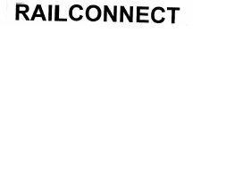 Trademark RAILCONNECT