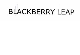 Trademark BLACKBERRY LEAP