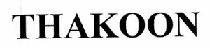 Trademark THAKOON