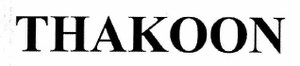 Trademark THAKOON