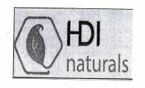 Trademark HDI NATURALS + LOGO