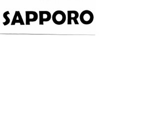 Trademark SAPPORO