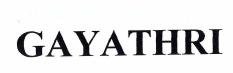 Trademark GAYATHRI