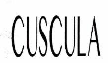 Trademark CUSCULA