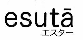 Trademark ESUTA - Huruf kanji: ESUTA