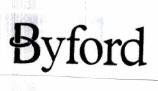 Trademark BYFORD