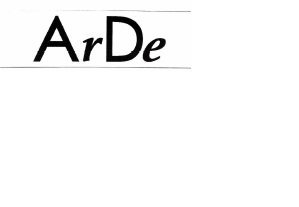 Trademark ArDe
