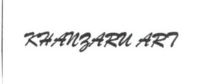Trademark " KHANZARU ART"