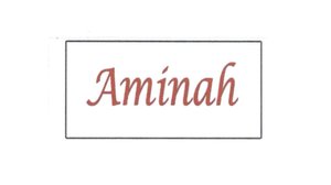 Trademark AMINAH