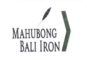 Trademark MAHUBONG BALI IRON