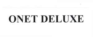 Trademark ONET DELUXE