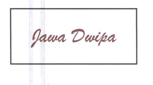 Trademark JAWA DWIPA