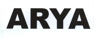 Trademark ARYA + LOGO