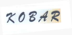 Trademark KOBAR