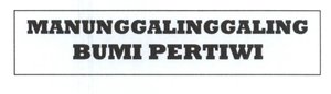 Trademark MANUNGGALINGGALING BUMI PERTIWI