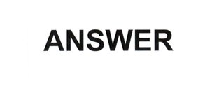 Trademark ANSWER