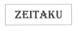 Trademark ZEITAKU