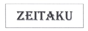 Trademark ZEITAKU