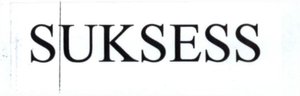 Trademark SUKSESS