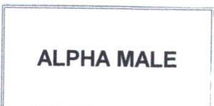 Trademark ALPHA MALE