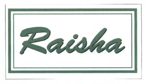 Trademark RAISHA & Logo