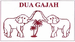 Trademark DUA GAJAH + Lukisan Dua Gajah