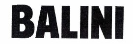 Trademark BALINI