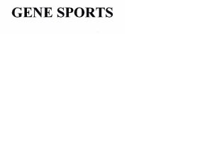 Trademark GENE SPORTS