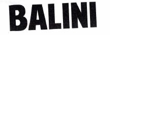 Trademark BALINI