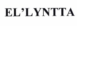 Trademark EL'LYNTTA