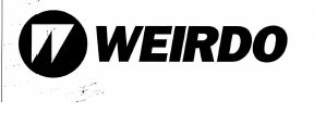 Trademark WEIRDO + LOGO