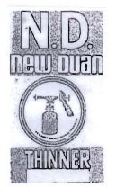 Trademark ND NEW DUAN THINNER