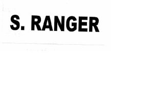 Trademark S. RANGER