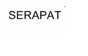 Trademark SERAPAT