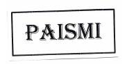 Trademark PAISMI