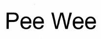 Trademark Pee Wee