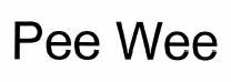 Trademark Pee Wee