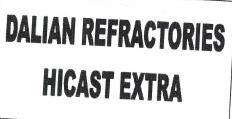 Trademark DALIAN REFRACTORIES HICAST EXTRA