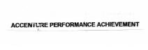 Trademark ACCENTURE PERFORMANCE ACHIEVEMENT