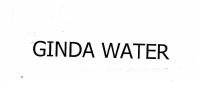 Trademark GINDA WATER