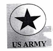 Trademark US ARMY + Lukisan