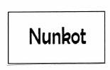 Trademark Nunkot